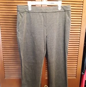 CJBANKS NWT dark gray and white slacks